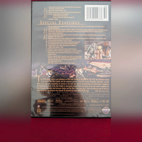 Star Wars III Revenge Of The Sith DVD Full Screen (EUC) - Picture 2 of 4